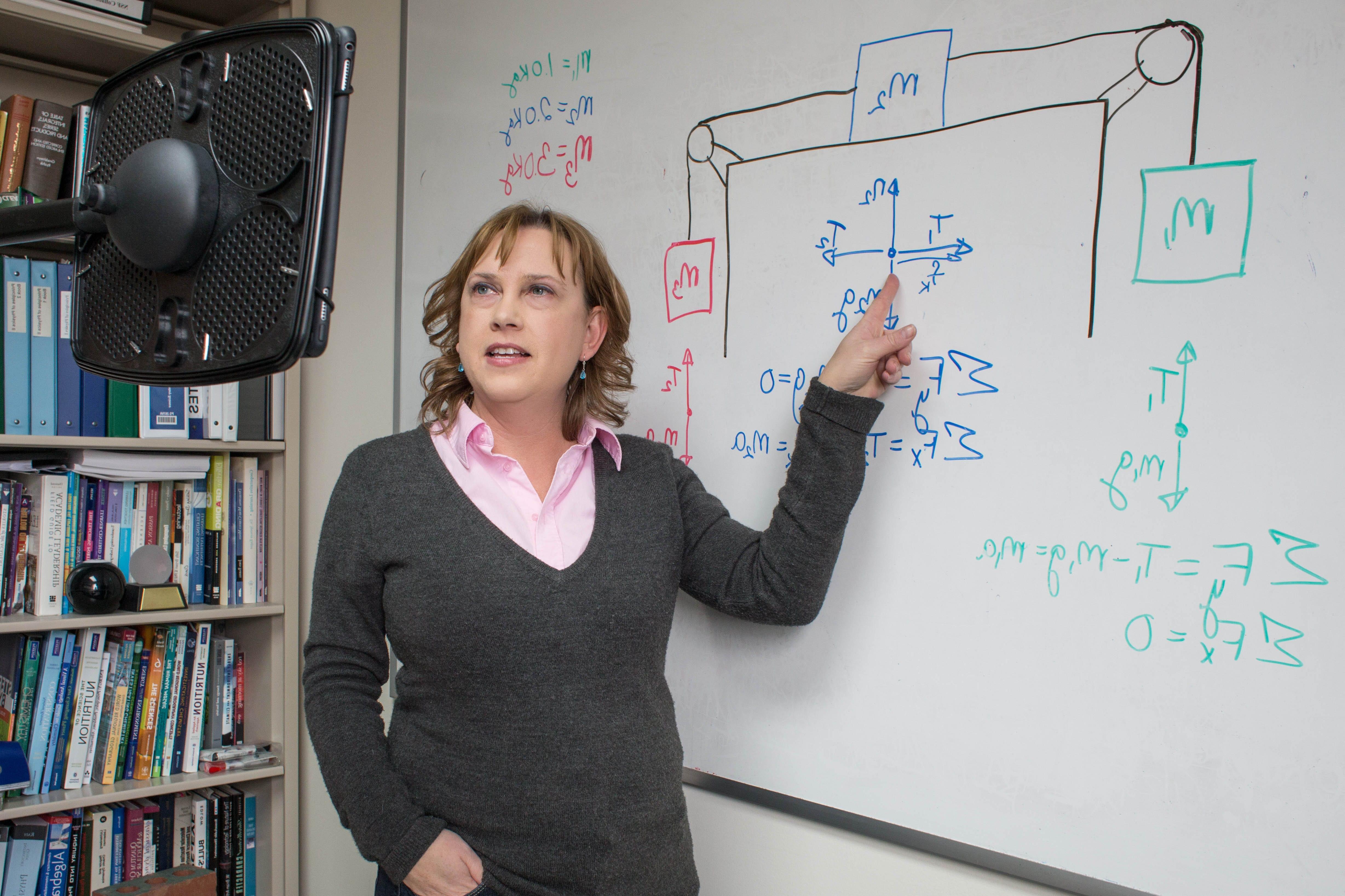 Candace Chambers, Maryville University professor of chemistry, receives the 2016 Teaching with Technology Award